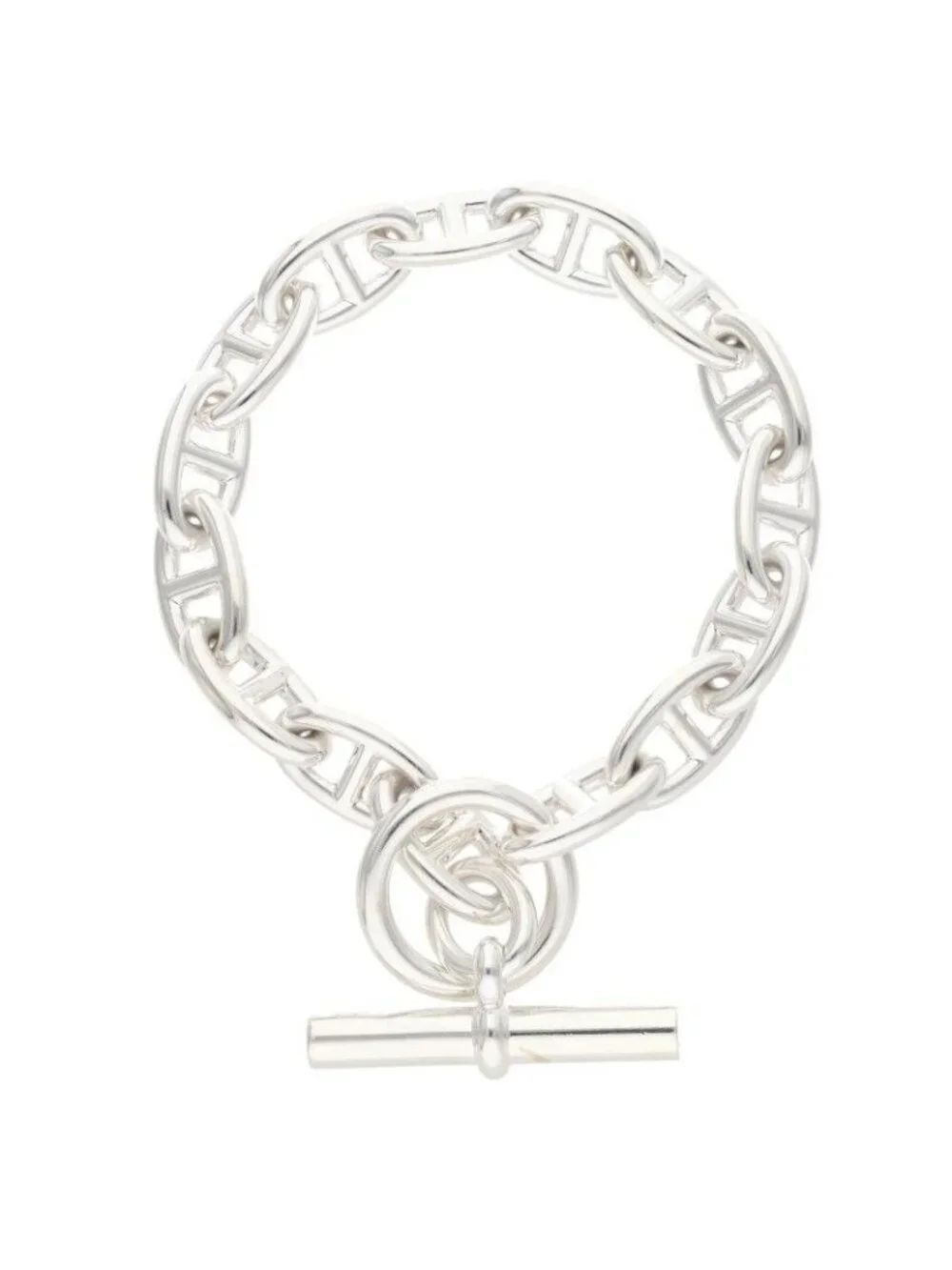 Hermes Chaine D'ancre GM Silver Bracelet